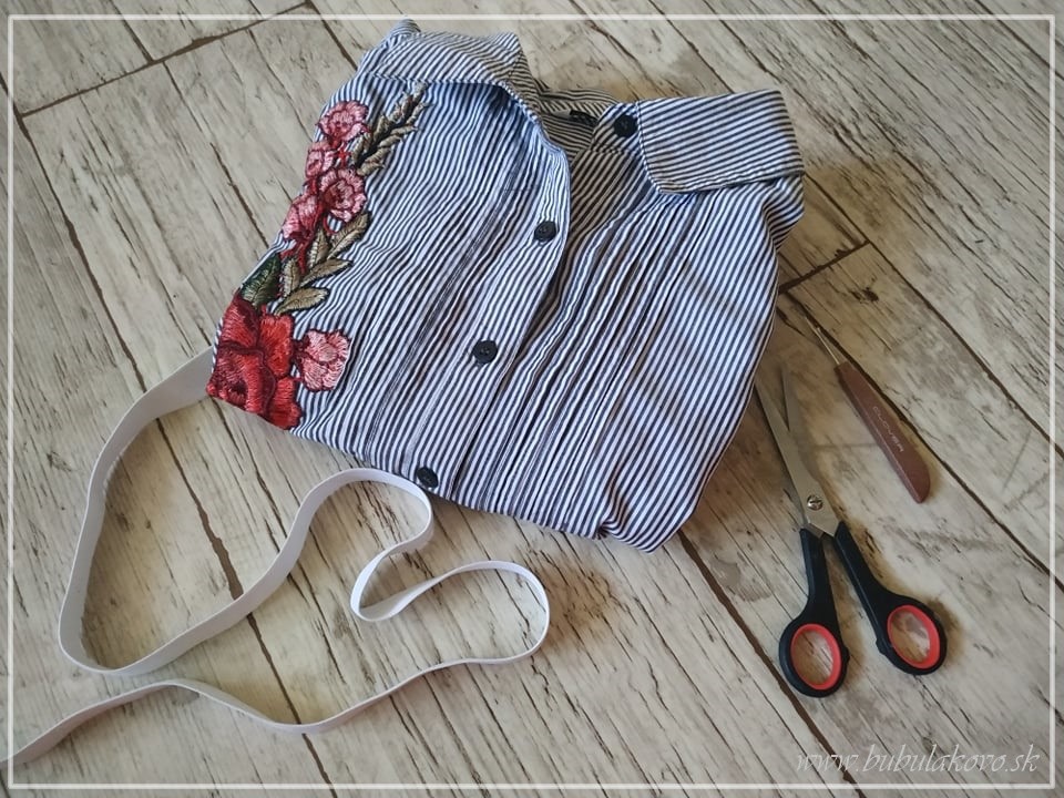 Ako ušiť - Crop top z košele