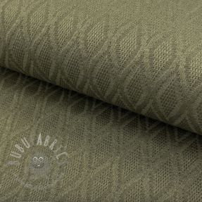 Tricot Knitted jacquard Diamond army
