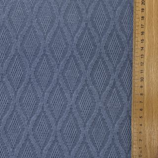 Tricot Knitted jacquard Diamond baby blue