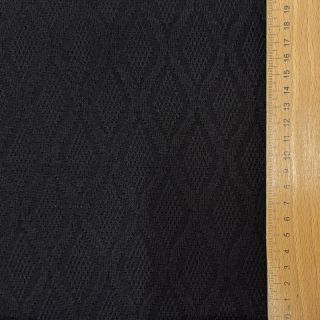 Tricot Knitted jacquard Diamond black