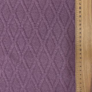 Tricot Knitted jacquard Diamond lavender