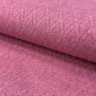 Tricot Knitted jacquard Diamond pink