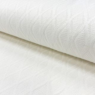Tricot Knitted jacquard Diamond off white