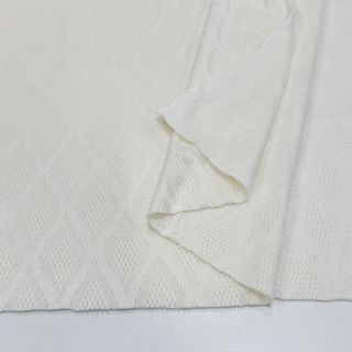 Tricot Knitted jacquard Diamond off white