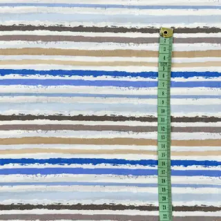 Țesătură din bumbac Small stripes Snoozy old blue