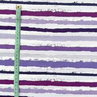 Țesătură din bumbac Big stripes Snoozy violet