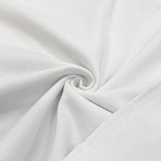 Jerse trening pieptănat optical white