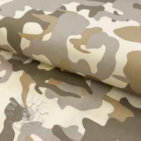 JEANS DENIM STRETCH Camouflage natural