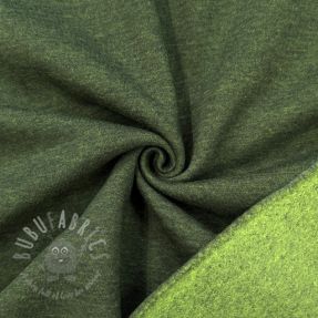Jerse trening pieptănat MELANGE bottle green