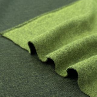 Jerse trening pieptănat MELANGE bottle green