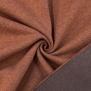 Jerse trening pieptănat MELANGE brick