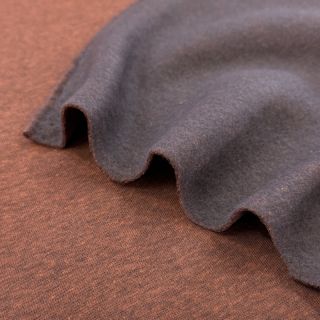 Jerse trening pieptănat MELANGE brick