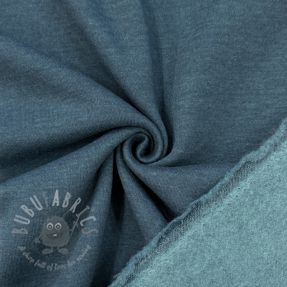 Jerse trening pieptănat MELANGE dark petrol