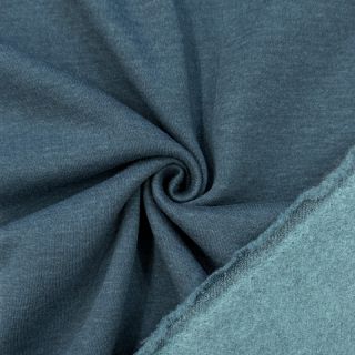 Jerse trening pieptănat MELANGE dark petrol