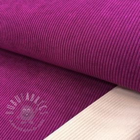 Catifea raiată HUGGY aubergine