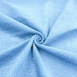 Catifea raiată 6W WASHED STRETCH light blue