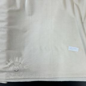 Tesătură elastică din catifea VELVET STRETCH ecru 2nd class