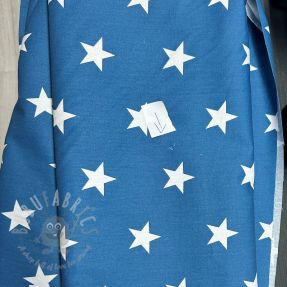 Țesătură din bumbac Stars indigo 2nd class