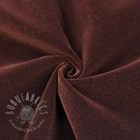 Tesătură elastică din catifea VELVET LIGHT reddish brown