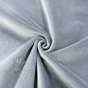 Tesătură elastică din catifea VELVET PREMIUM blue grey