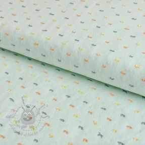 Țesătură din bumbac DOBBY Patch light mint