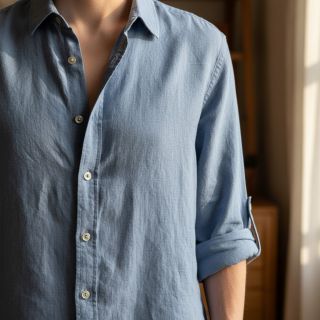 In prespălat STONEWASHED PREMIUM cloud blue