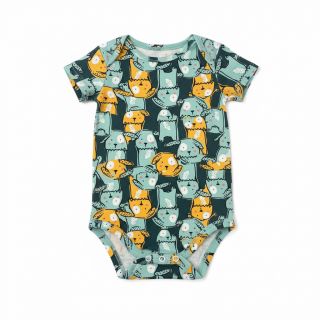 Tricot Funny dogs dark green