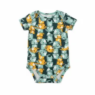 Tricot Funny dogs dark green