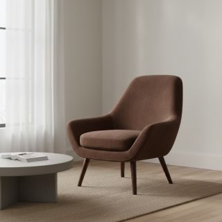 Tesătură din catifea VELVET LIGHT reddish brown