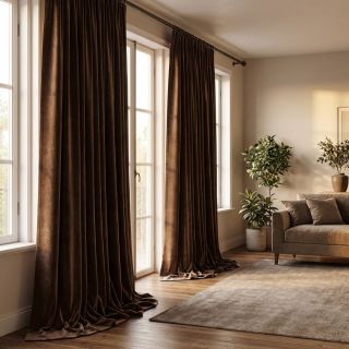 Tesătură din catifea VELVET PREMIUM chocolate