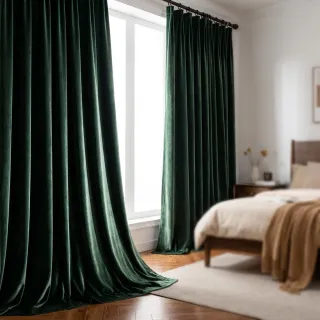 Tesătură din catifea VELVET LIGHT dark pine
