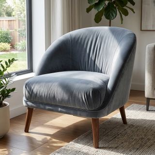 Tesătură din catifea VELVET PREMIUM blue grey