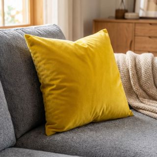 Tesătură din catifea VELVET LIGHT ochre