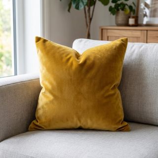 Tesătură din catifea VELVET PREMIUM mustard