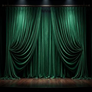 Tesătură din catifea VELVET LIGHT forest green