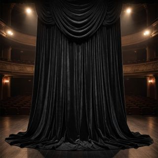 Tesătură din catifea VELVET PREMIUM black