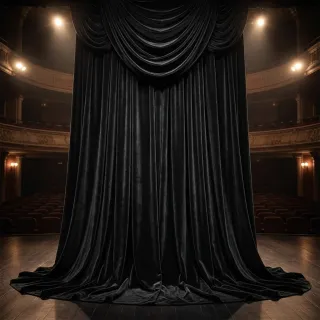 Tesătură din catifea VELVET PREMIUM black
