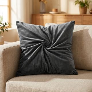 Tesătură elastică din catifea VELVET STRETCH dark grey