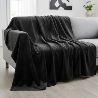 Tesătură elastică din catifea VELVET STRETCH black