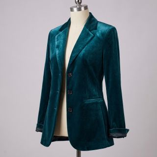 Tesătură elastică din catifea VELVET STRETCH petrol