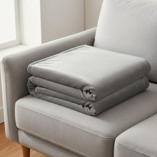 Tesătură elastică din catifea VELVET STRETCH light grey