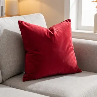 Tesătură elastică din catifea VELVET STRETCH red