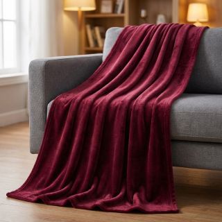 Tesătură elastică din catifea VELVET STRETCH bordeaux