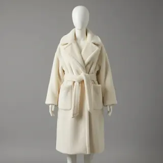 Tesătură elastică din catifea VELVET STRETCH white