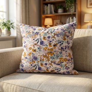 Țesătură din bumbac waffle Flowie meadow digital print