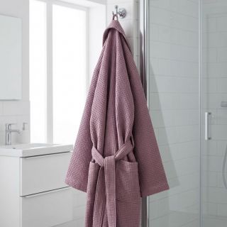 Țesătură din bumbac waffle old purple