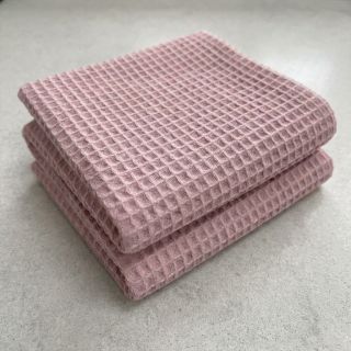 Țesătură din bumbac waffle lilac