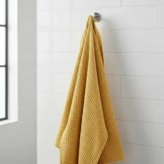 Țesătură din bumbac waffle soft yellow