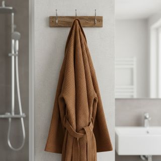 Țesătură din bumbac waffle rust