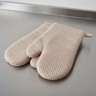 Țesătură din bumbac waffle camel